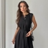 Rochie Neagra Maxi fără M&acirc;neci
