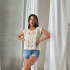 Beige Knitted Vest