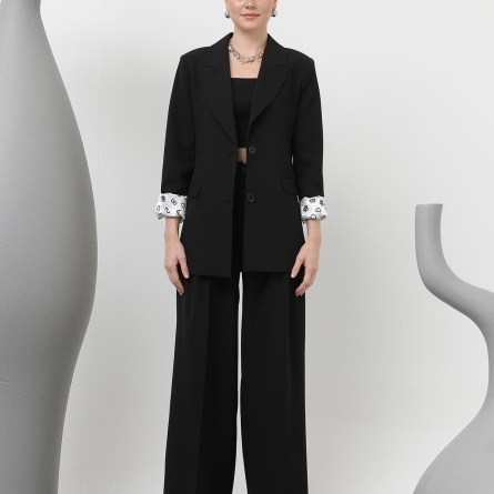 Casual Oversisez Black Blazer