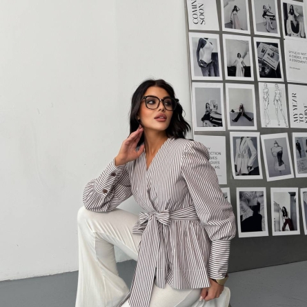 Brown Midi Shirt Dress with Waist Tie and Front Buttons