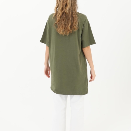 Khaki Women's Basic T-Shirt