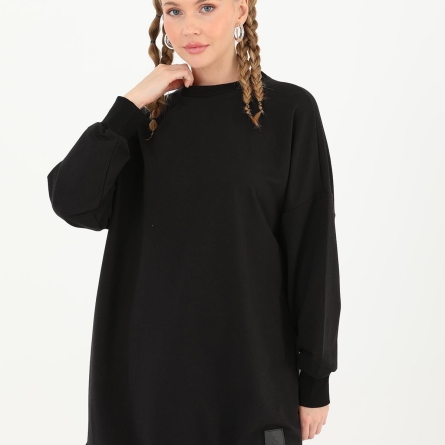Black Women's Medium Casual Tunic