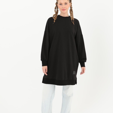 Black Women's Medium Casual Tunic