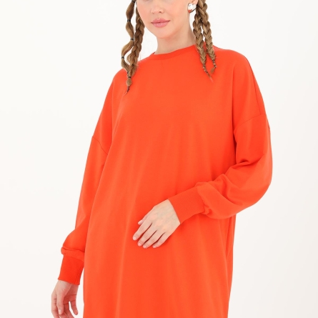 Orange Women's Medium Casual Tunic