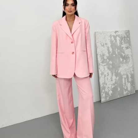 Pink Pallazzo Trousers
