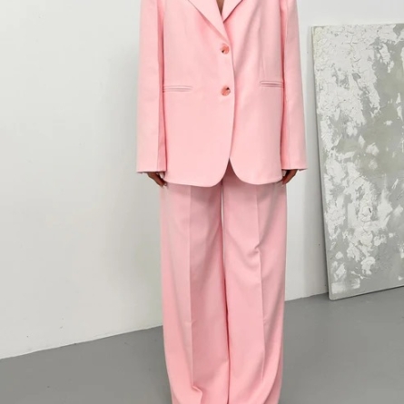 Pink Pallazzo Trousers
