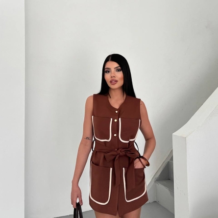 Vesta Maro cu Buzunar si Nasturi