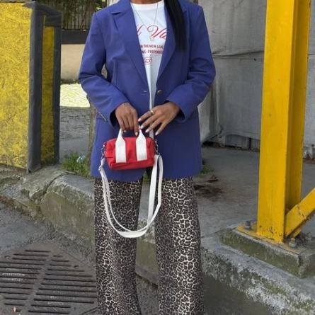 Sacou Navy din In și Bumbac