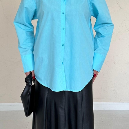 Poplin Blue Shirt