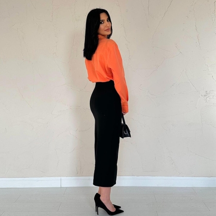 Cămașă Orange de Poplin