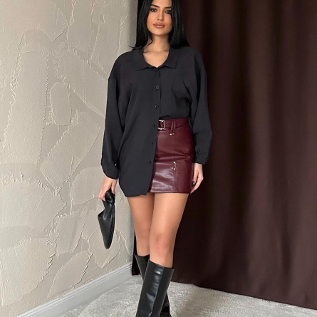 Cămașă Casual Negru