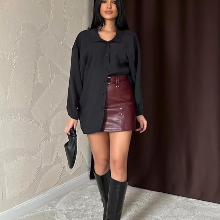 Cămașă Casual Negru