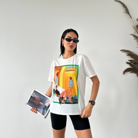 Белая футболка с принтом &laquo;Nicaragua&raquo;